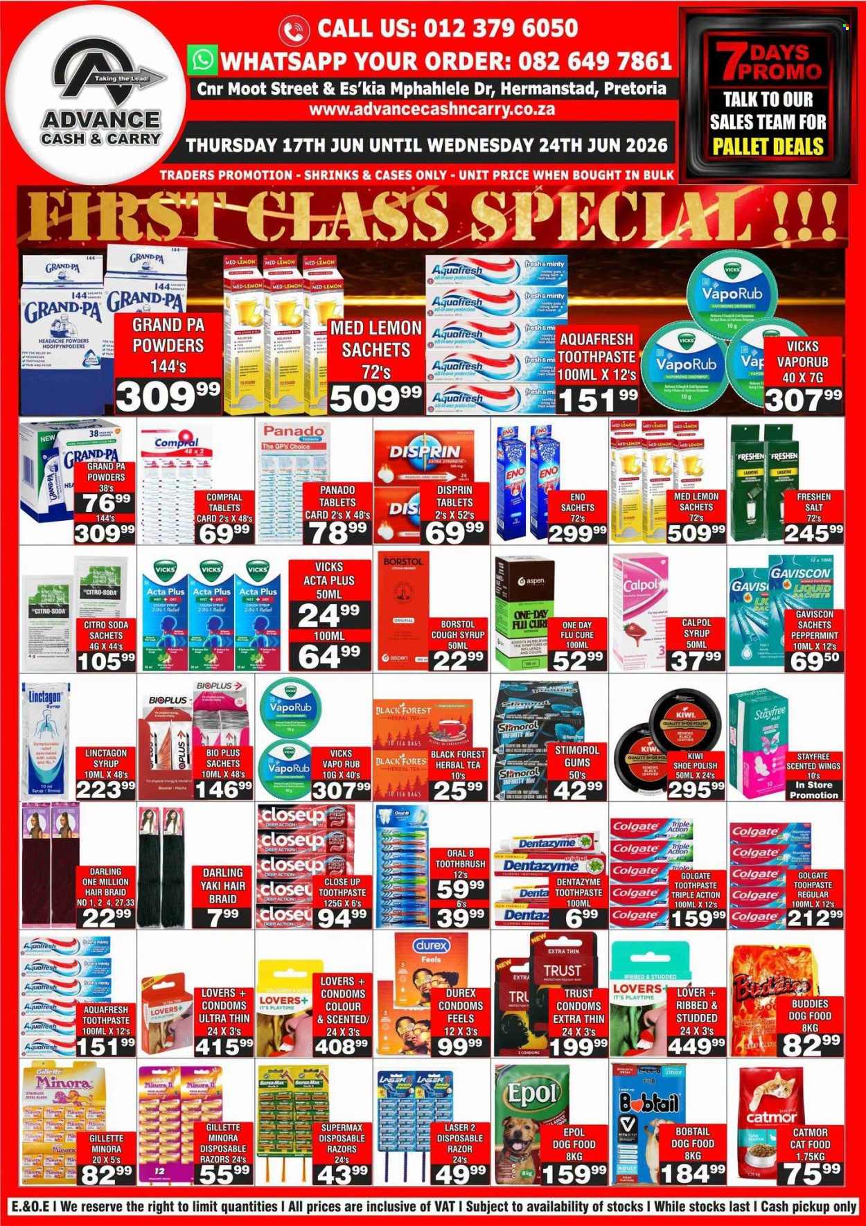 Advance Cash & Carry specials - 17/06/2026 - 24/06/2026. Page 1
