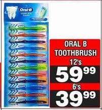 ORAL B TOOTHBRUSH 6's