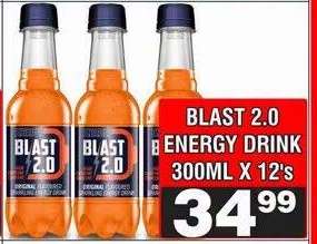BLAST 2.0 ENERGY DRINK 300ML X 12's