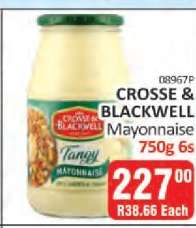 Crosse & Blackwell Mayonnaise
