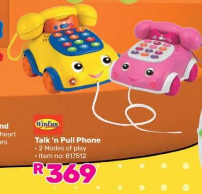 Winfun Talk n Pull Phone