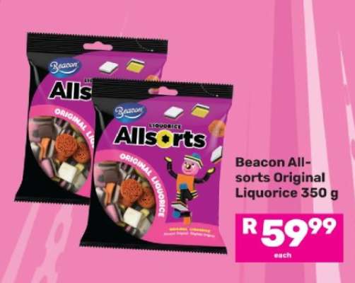 Beacon All-sorts Original Liquorice 350 g