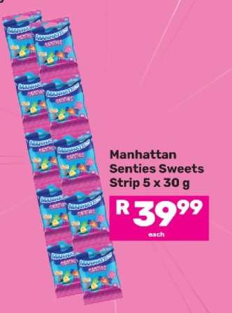 Manhattan Senties Sweets Strip 5 x 30 g