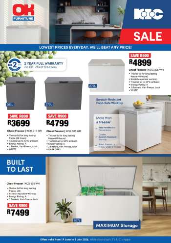 OK FURNITURE Worcester • 55 High Street • Trading hours