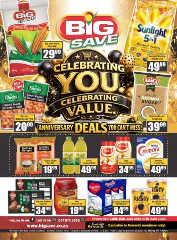 Big Save catalogue  - 15/06/2026 - 27/06/2026.
