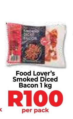 Food Lover’s Smoked Diced Bacon 1 kg
