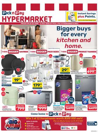 Pick n Pay Hypermarket catalogue  - 22/06/2026 - 06/07/2026.