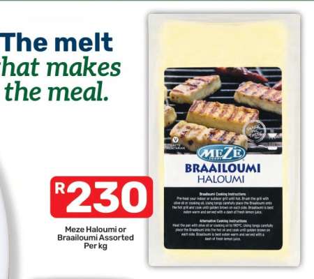 Meze Haloumi or Braailoumi Assorted Per kg