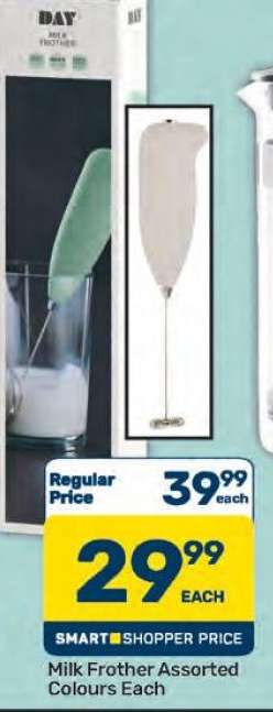 Milk Frother Assorted Colours Each