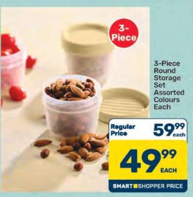 3-Piece Round Storage Set