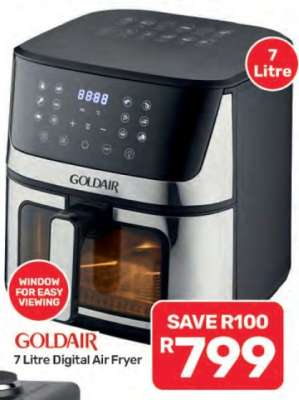 Goldair 7 Litre Digital Air Fryer