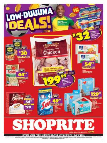 Shoprite catalogue  - 22/06/2026 - 12/07/2026.