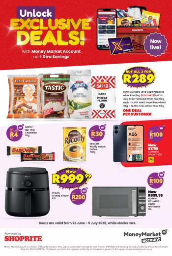 Shoprite catalogue  - 22/06/2026 - 05/07/2026.