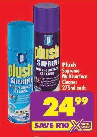 Plush Supreme Multisurface Cleaner 275ml each
