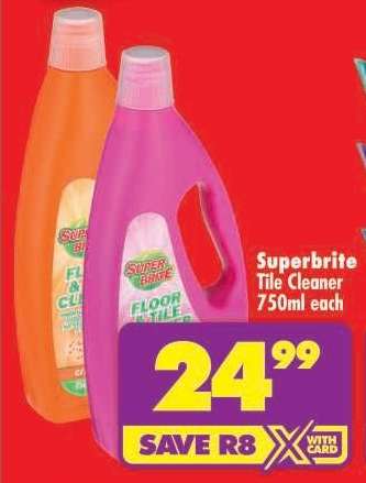Superbrite Tile Cleaner 750ml each
