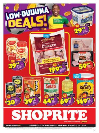 Shoprite catalogue  - 22/06/2026 - 12/07/2026.