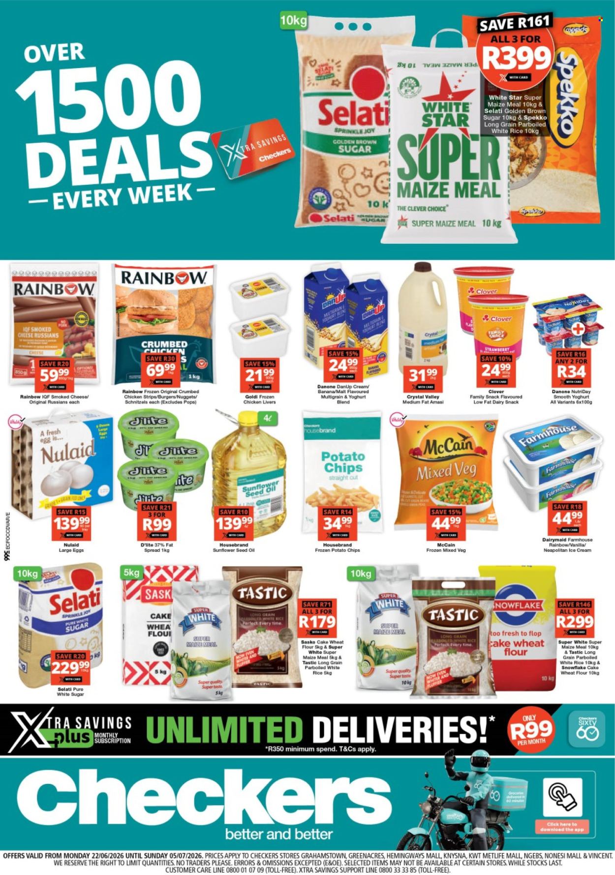 Checkers specials - 22/06/2026 - 05/07/2026. Page 1