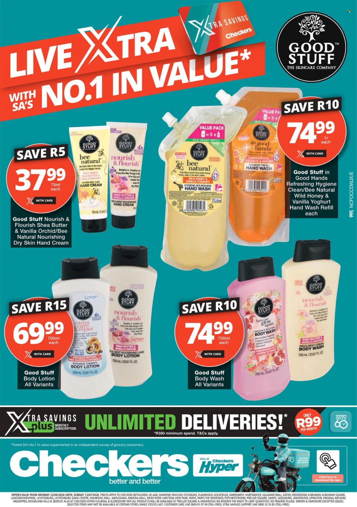 Checkers specials - 22/06/2026 - 12/07/2026. Page 1