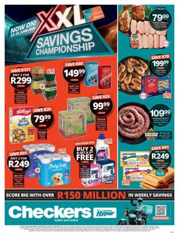 Checkers catalogue  - 22/06/2026 - 28/06/2026.