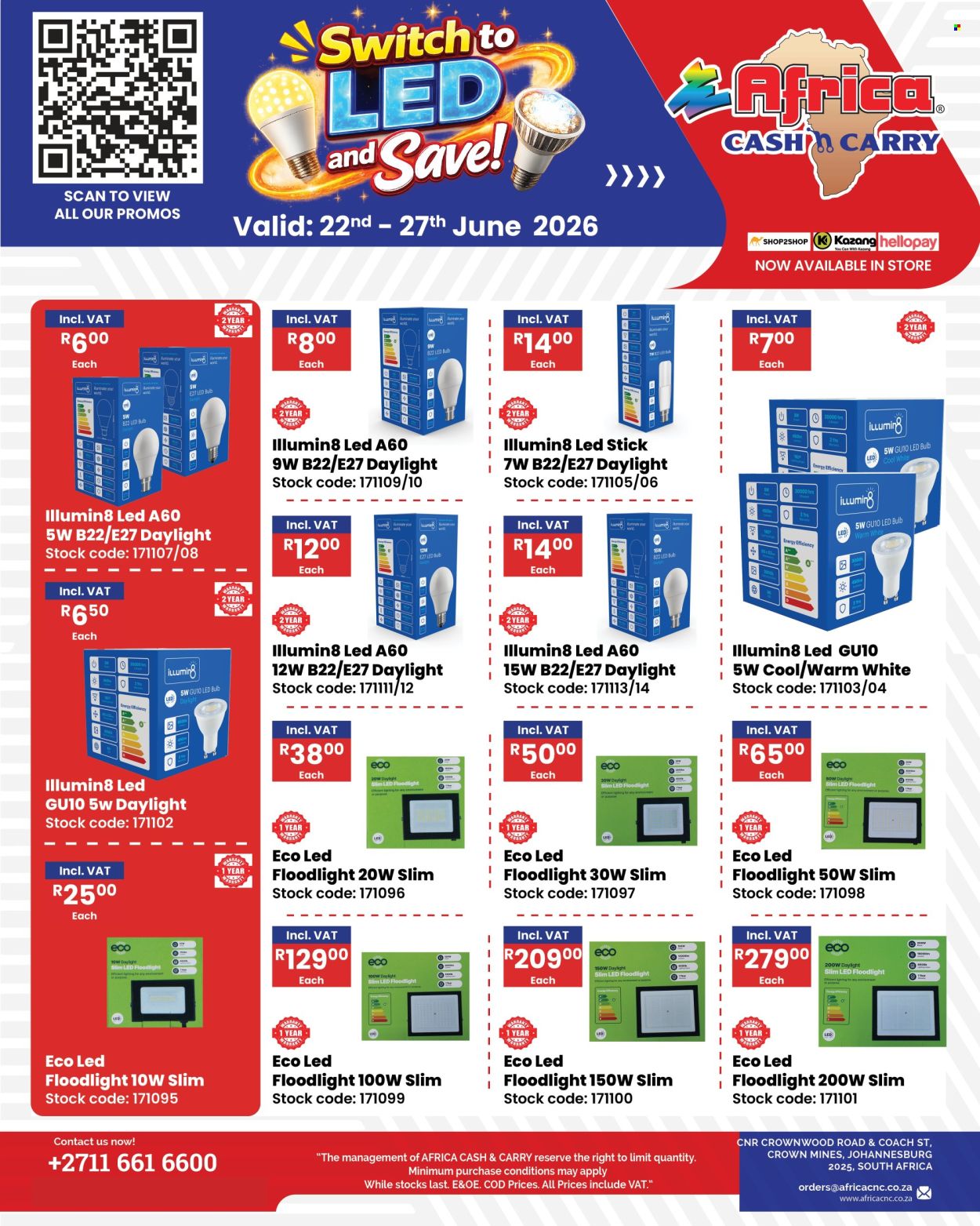 Africa Cash & Carry specials - 22/06/2026 - 27/06/2026. Page 1