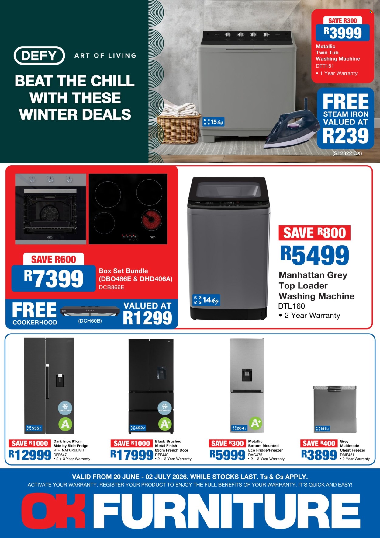 OK Furniture specials - 20/06/2026 - 02/07/2026. Page 1