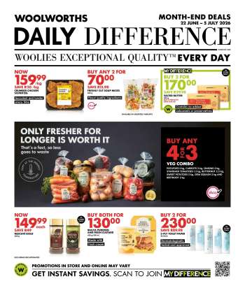 Woolworths catalogue  - 22/06/2026 - 05/07/2026.