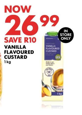 Vanilla Flavoured Custard