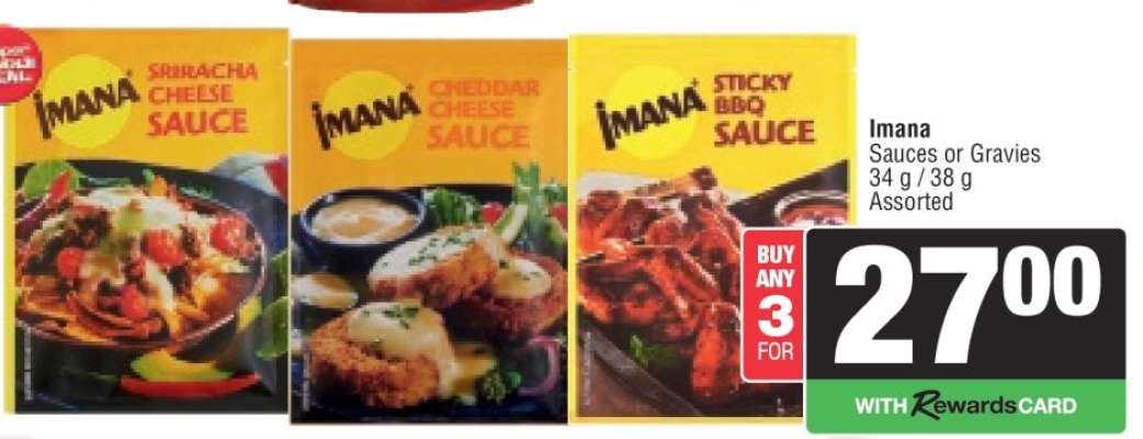 Imana Sauces or Gravies