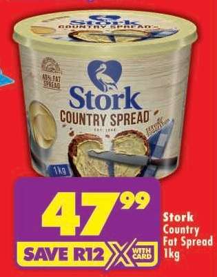 Stork Country Fat Spread 1kg