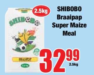 SHIBOBO Braaipap Super Maize Meal