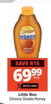 LITTLE BEE CHOICE GRADE HONEY