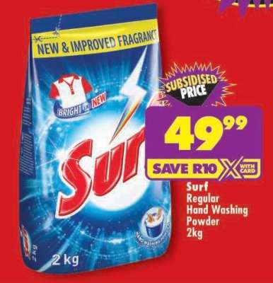 Surf Regular Hand Washing Powder 2kg