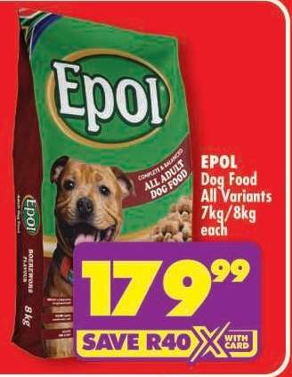 EPOL DOG FOOD all variants 7kg/8kg each