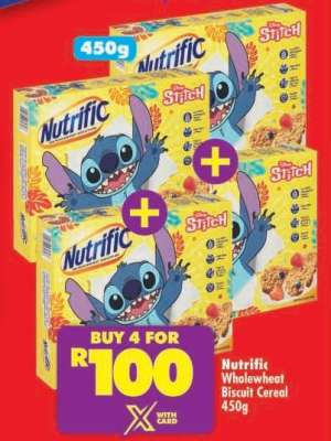 NUTRIFIC WHOLEWHEAT BISCUIT CEREAL 450g