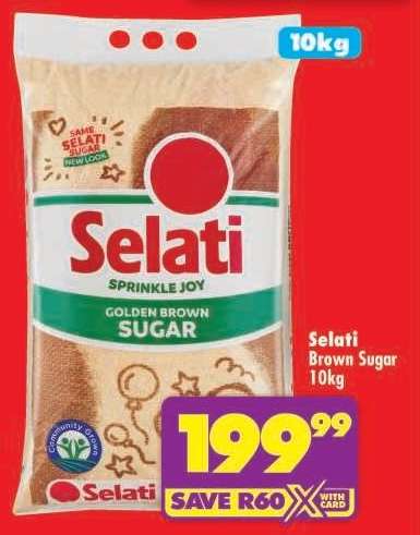 SELATI BROWN SUGAR 10kg