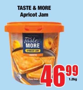 TASTE & MORE Apricot Jam