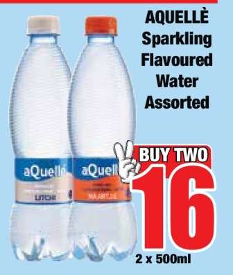 AQUELLÈ Sparkling Flavoured Water Assorted