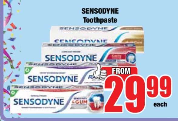 SENSODYNE TOOTHPASTE