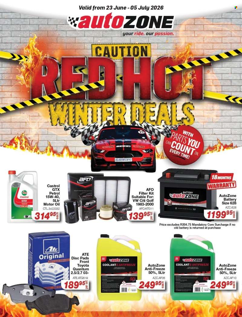 AutoZone catalogue  - 23/06/2026 - 05/07/2026.