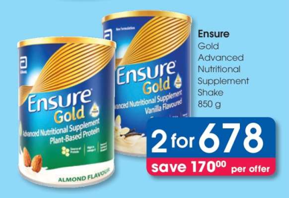 Ensure Gold Advanced Nutritional Supplement Shake 850 g