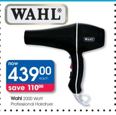 Wahl 2000 Watt Professional Hairdryer