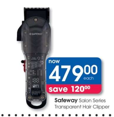 Safeway Salon Series Transparent Hair Clipper