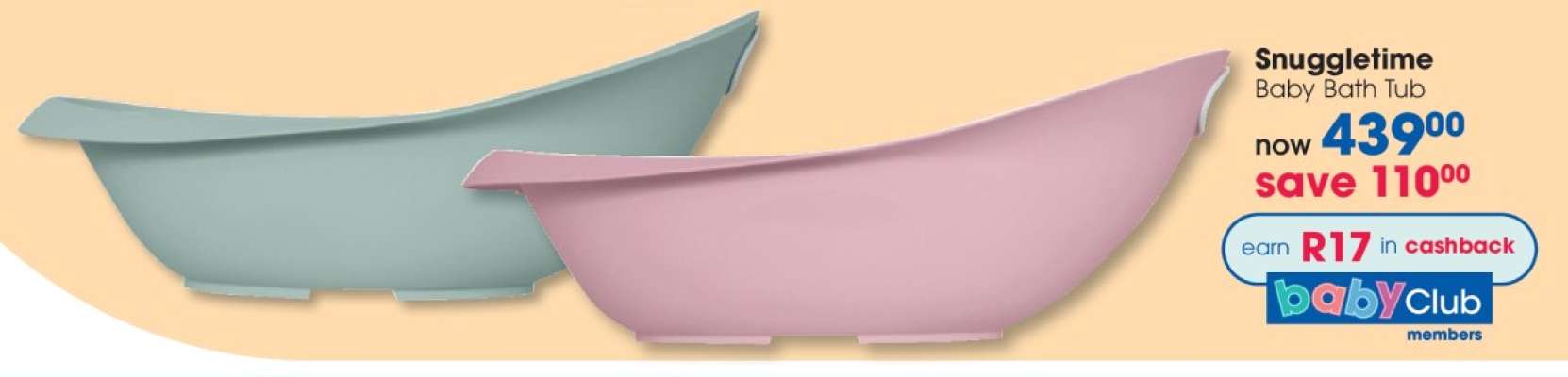 Snuggletime Baby Bath Tub