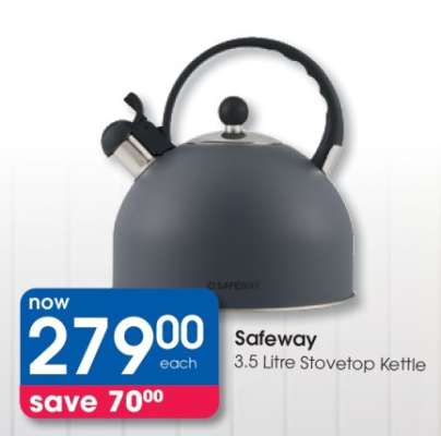 Safeway 3.5 Litre Stovetop Kettle
