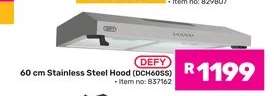 60 cm Stainless Steel Hood (DCH60SS)
