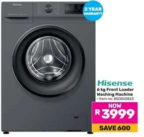 Hisense 6 kg Front Loader Washing Machine