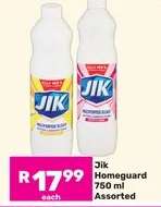 Jik Homeguard 750 ml Assorted