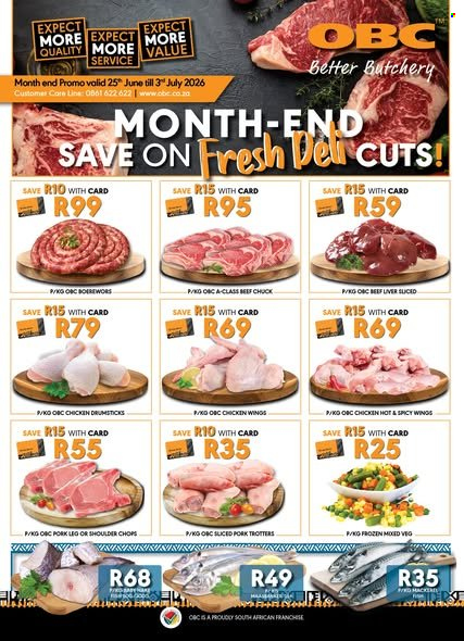 OBC specials - 25/06/2026 - 03/07/2026. Page 1