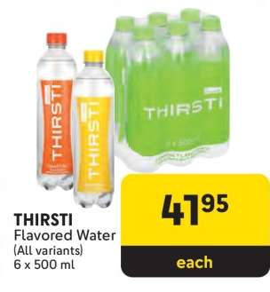 THIRSTI Flavored Water