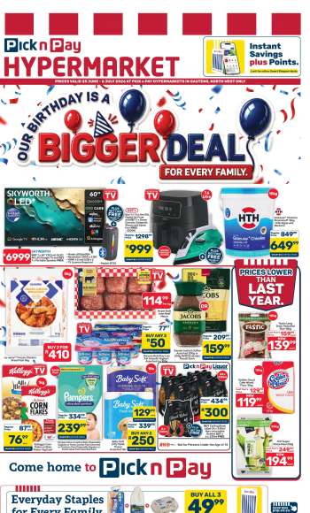 Pick n Pay Hypermarket catalogue  - 25/06/2026 - 06/07/2026.
